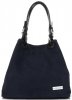 Kožené kabelka shopper bag Vittoria Gotti tmavě modrá V90047CH